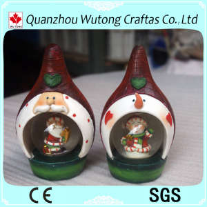 Hot Sale Christmas Decoration Small Santa Claus Snow Globe